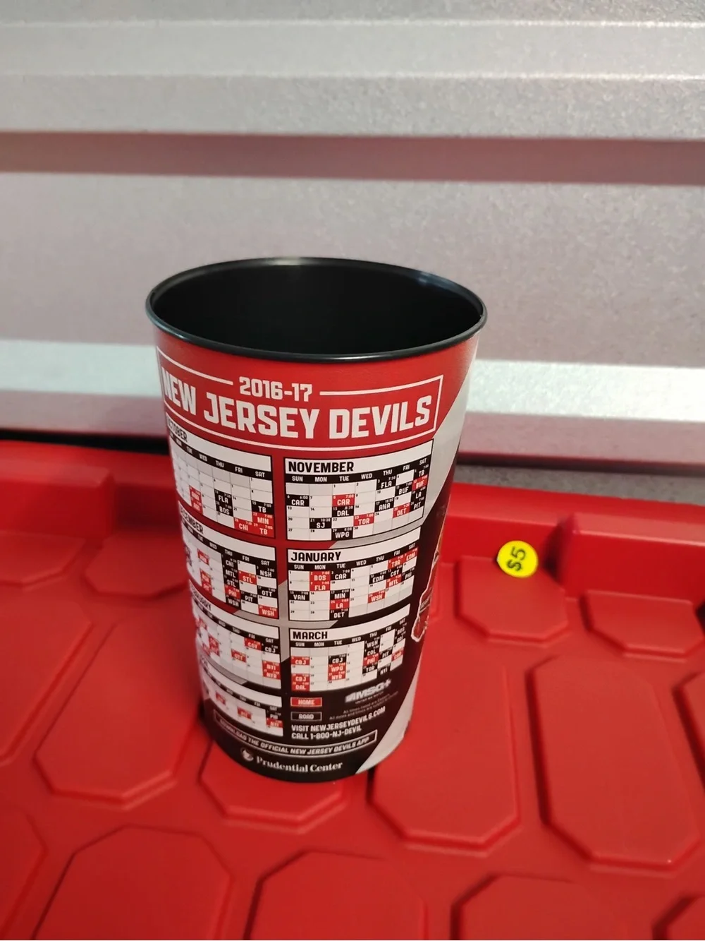 Red Hockey Team Tumbler New Jersey devils